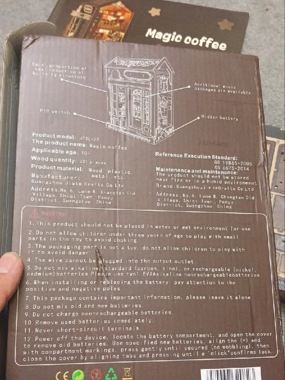 Magic Coffee DIY Book Nook Kit